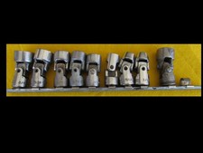 Vintage Craftsma universal Swivel  9pc Set 3/8" Drive. SAE 3/8?to 3/4? USA mixed