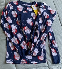 Christmas Santa Claus PJ Pajamas PJ-Set Boys Size XXL 14 Old Navy