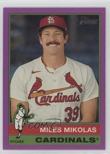 2025 Topps Heritage High Number SP Light Purple Border Miles Mikolas #426 1i5e