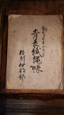1601 ANTIQUE JAPANESE EDO PERIOD MANUSCRIPT BOOK DOCUMENT