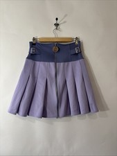 Naruto Shippuden Hinata Hyuga Purple Skirt Cosplay Dress Up Size Medium - Flaws