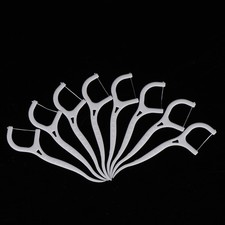 100Pcs Disposable Dental Flosser Interdental Brush Toothpicks Teeth Cleani LZ