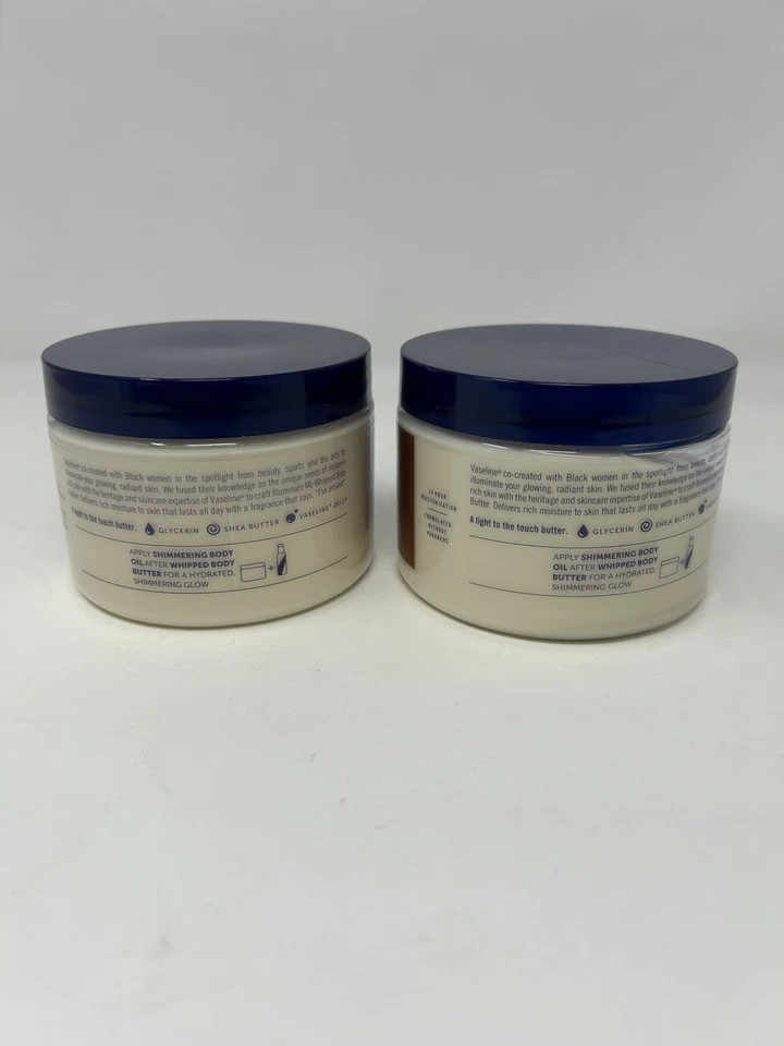 Paquete de 2 * Mantecas corporales batidas Illuminate Me de vaselina Foto 3 de 4