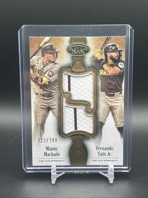 2026 Topps Tier One Dual Player Relic /199 Manny Machado Fernando Tatis Jr. 