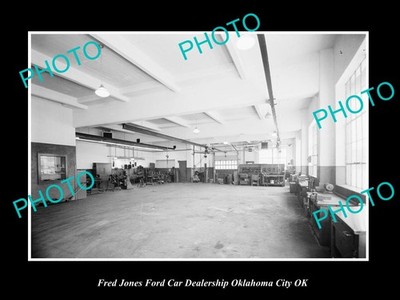Oklahoma City Ok Usa Fred Jones Ford Car Dealership 21 Old Large Historic Photo