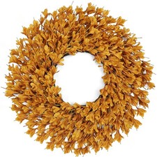26 Inch Fall Wreaths for Front Door Large Autumn Wreath Outdoor Yellow