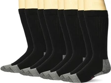 4 Pair Pack Men's Riggs Workwear Over the Calf Work Boot Socks for Durability