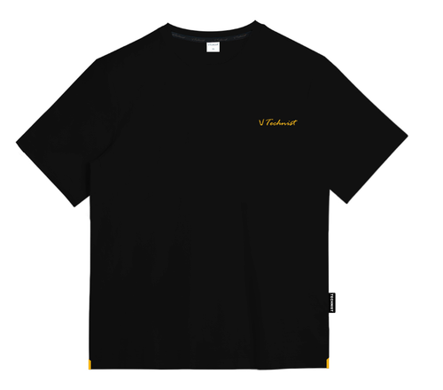 T-shirt badminton unisex Technist 26S/S overfit casual top maglietta AsiaFit TNT66063 - Foto 4 di 6