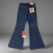 NEW Vintage Levi's 1978 Student Bell Bottom Dura Plus Orange Tab 26x28