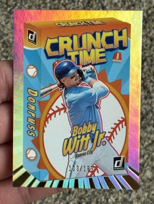 Bobby Witt Jr /199 Holo Foil Crunch Time 2026 Donruss Baseball #3