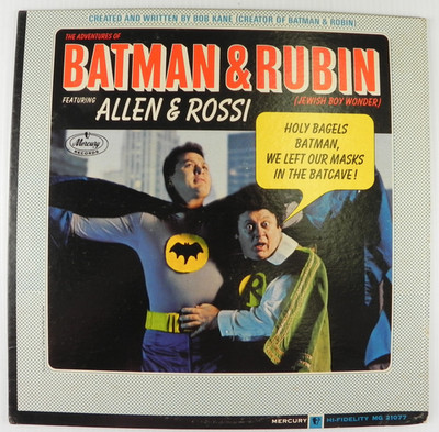 Marty Allen/Steve Rossi The Adventures of Batman & Rubin LP 1968 Vinyl LP Promo