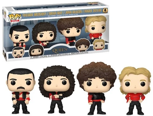 Radio Ga Ga (Queen) Funko Pop! Rocks 4-Pack