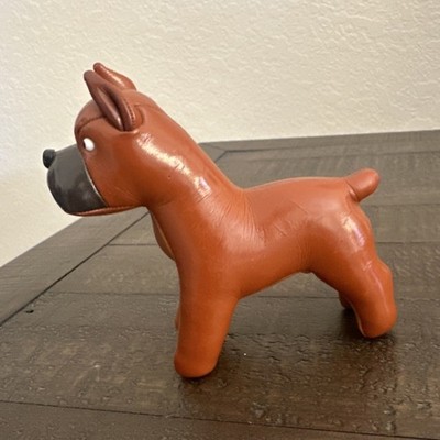 Vintage 1960 Tomi leather Boxer Dog