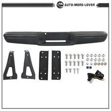 For Dodge Dakota 1997 1998-2004 Black Rear Step Bumper Assembly Steel W Bracket