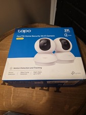 TP-Link Tapo 2K Pan/Tilt Home Security Wi-Fi Camera Motion Detection 2-Pack C210