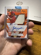 2020 Panini Elite Extra Edition - Future Threads Signatures Luis Garcia/99