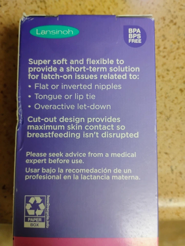 Protectores para pezones de contacto Lansinoh con estuche protector Foto 3 de 4