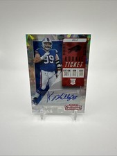 2018 Contenders Harrison Phillips Cracked Ice  Ticket Rookie Auto #/24- Bills