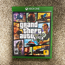 Grand Theft Auto V Xbox One, 2014 CIB Complete with Map. Tested.