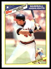 Reggie Jackson 1987 Topps Woolworth Baseball Highlights #4 Angels MLB READ