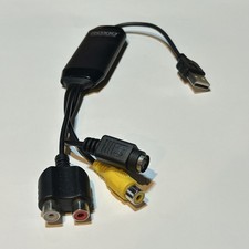 Roxio Video Capture USB HU3180-E VHS to DVD Analog Digital Converter RCA S-Video