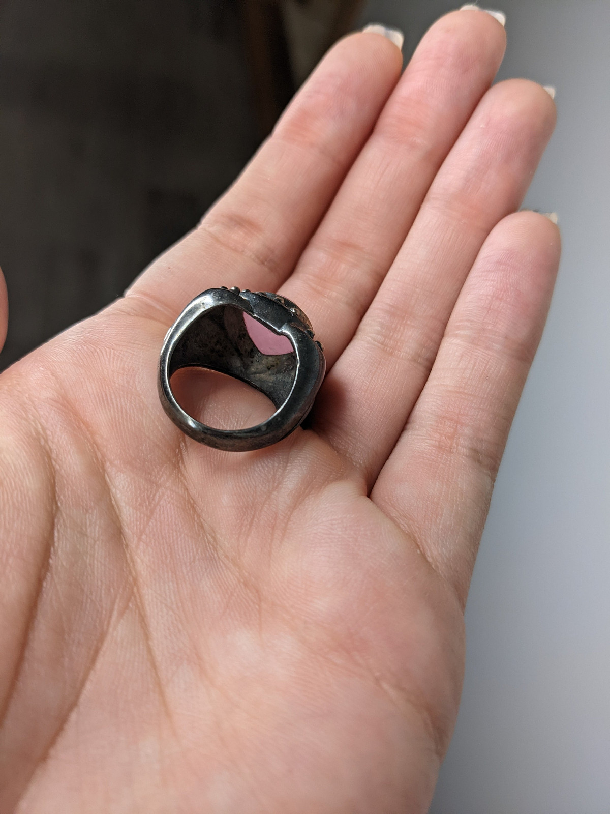 By Sevan Heart Sterling Silver Chalcedony Ring Si… - image 6