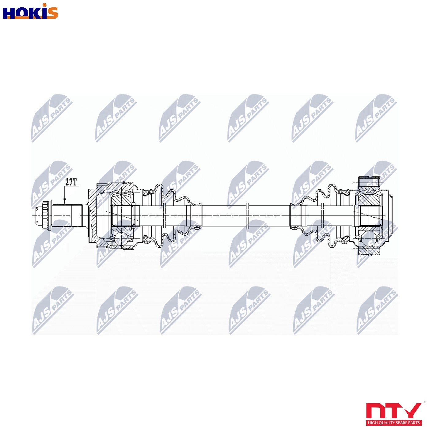 DRIVE SHAFT NPW-BM-148 FOR BMW 3/E92/E91/E90 N47D20C/A/B/D M47D20 2.0L 4cyl