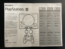 PlayStation 1 System Console SCPH-5501 / 94005 Instruction Manual Only
