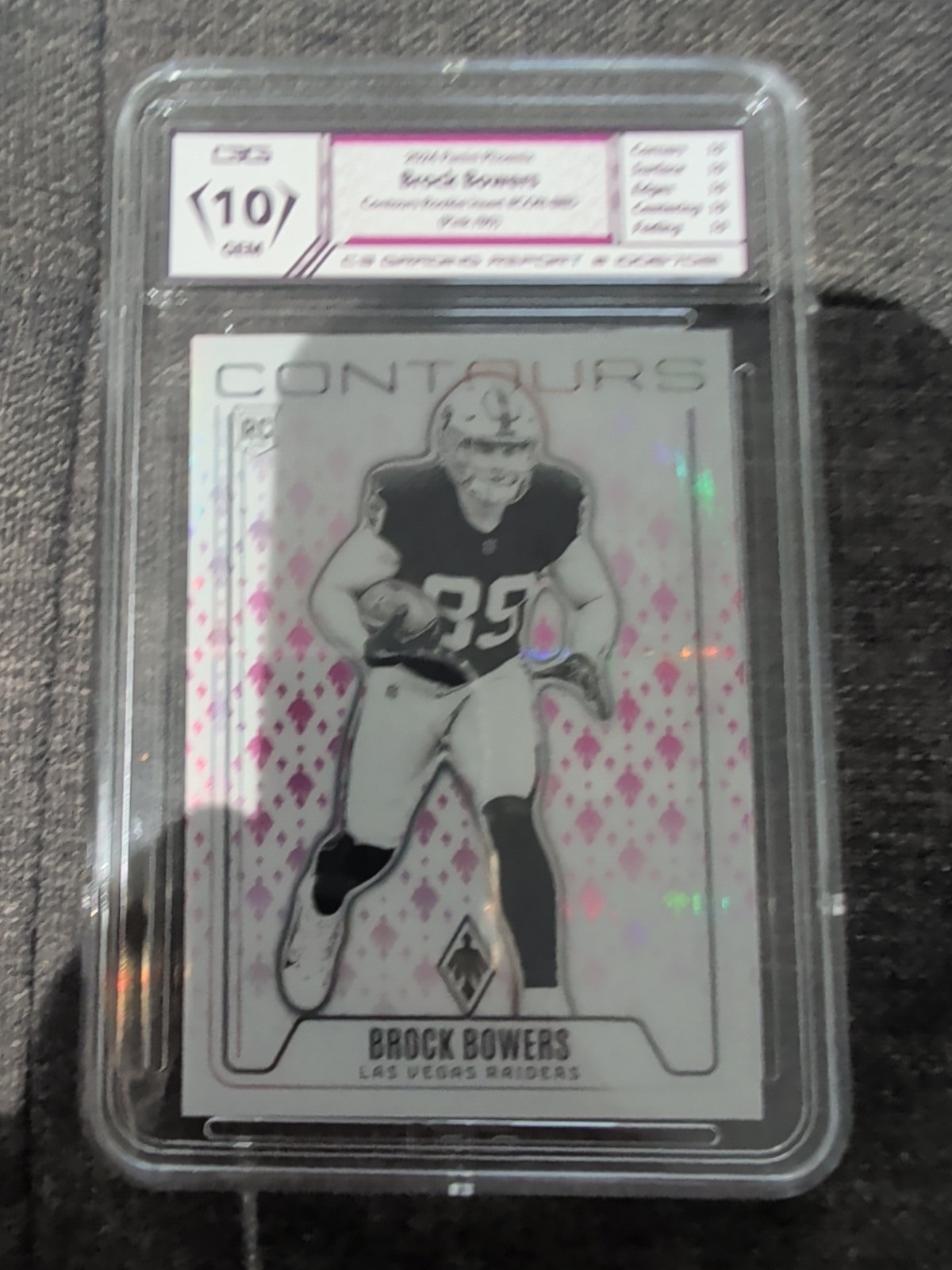 2024 Panini Phoenix - Contours Brock Bowers #CON-BBS Bronze /75 (RC)
