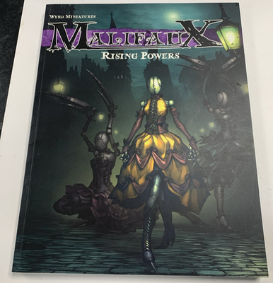 WYRD MINIATURES - MALIFAUX - RISING POWERS - SOFTCOVER BUCH 