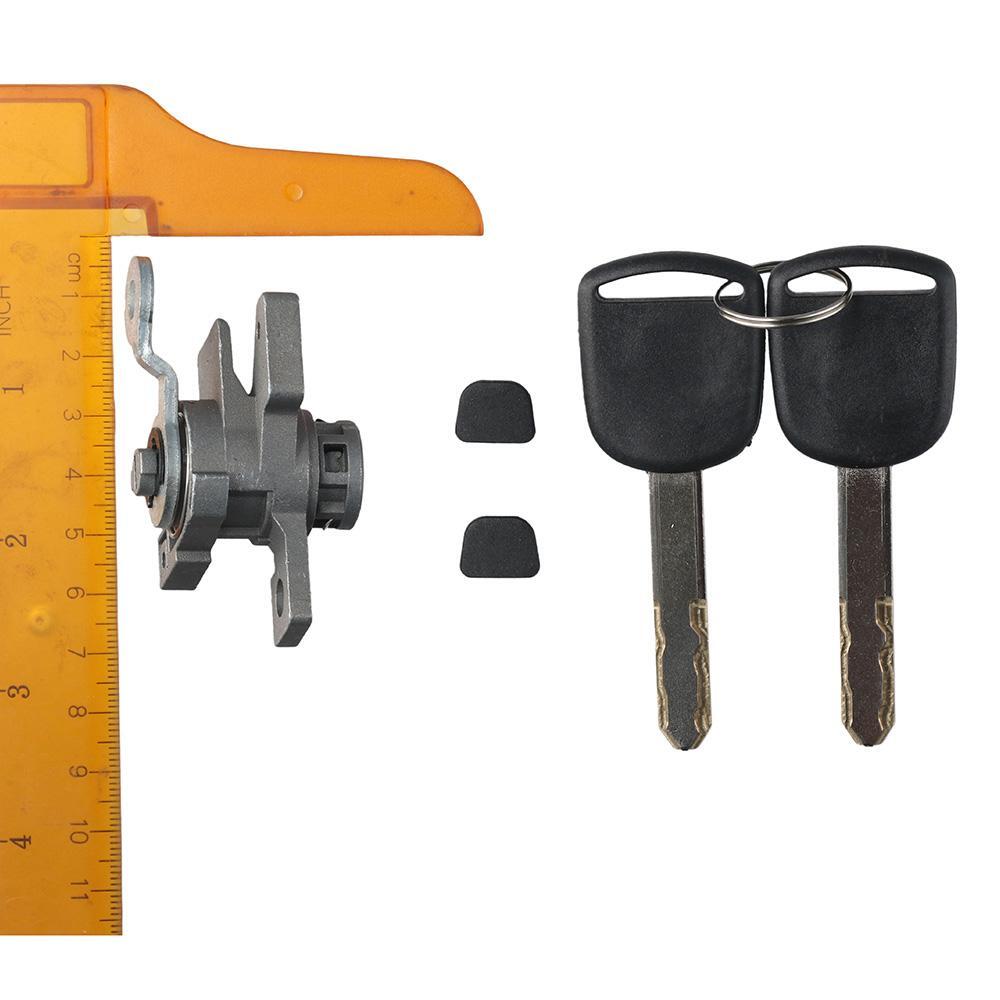 Metal Door Lock Plastic with 2 Keys Tumbler Cylinder Kit For Honda