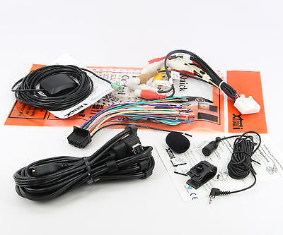 Xtenzi Cable Set for Pioneer AVIC-F940BT F840BT F94BT GPS MIC RCA Power Harness