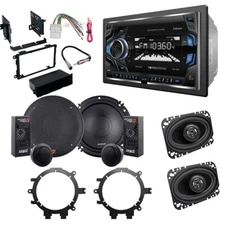 VM-22B Bluetooth AM/FM Car Stereo & Speaker Package for 2003-2006 Sierra 1500