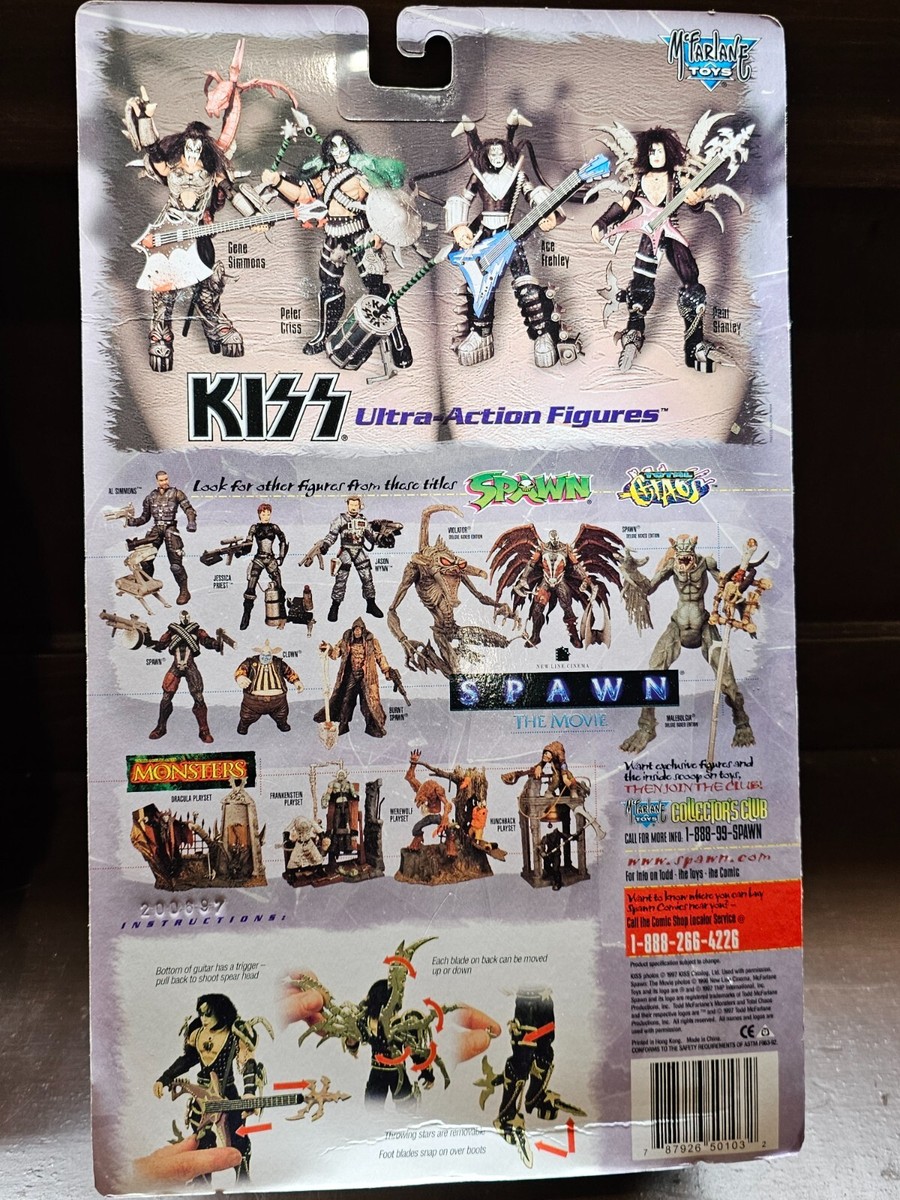 KISS Paul Stanley Ultra-Action Figure w Model Record 1997