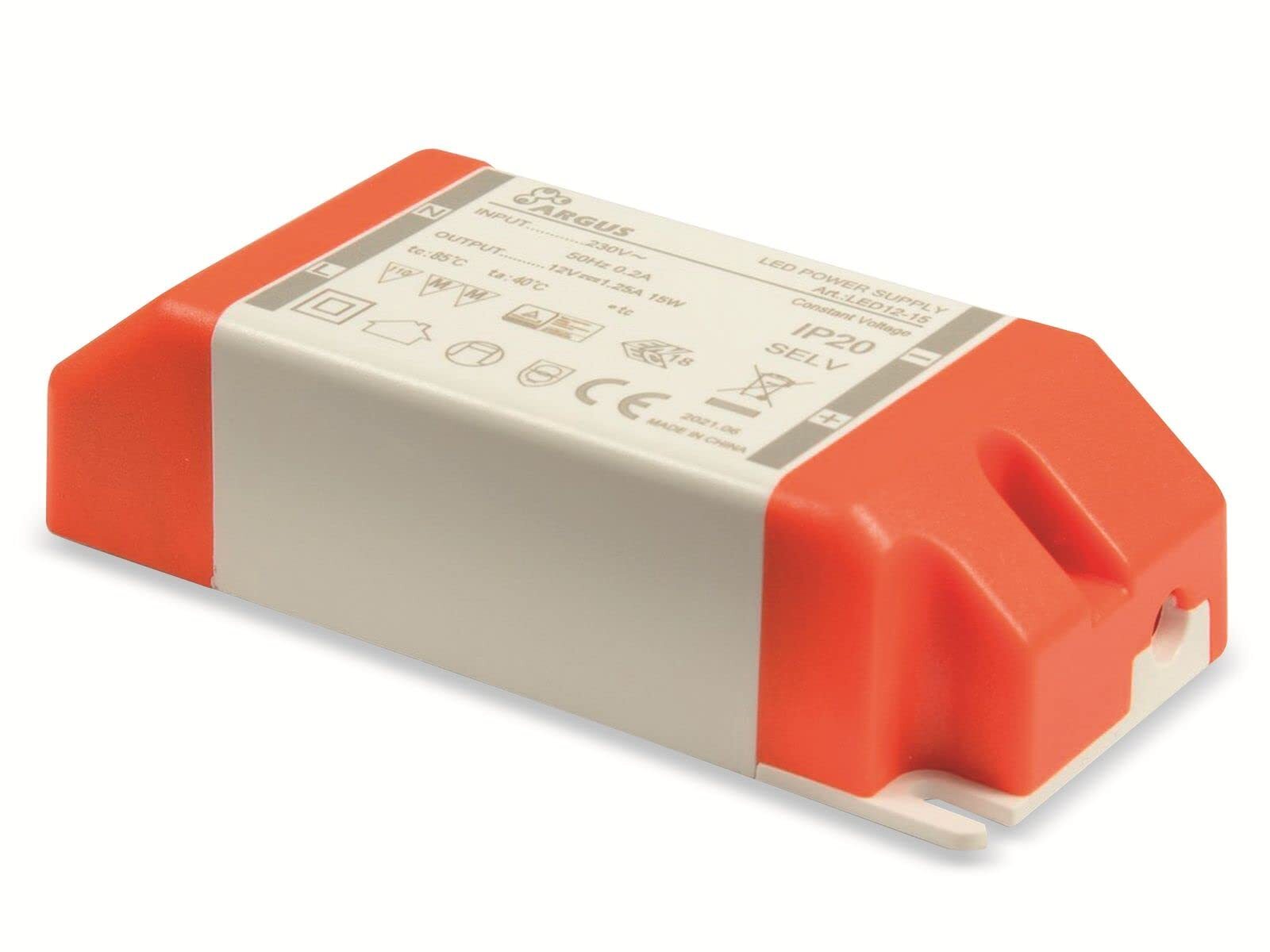 `Inter-Tech LED Trafo LED12-15 15W, 12V, 1250mA, I` ACC NUOVO