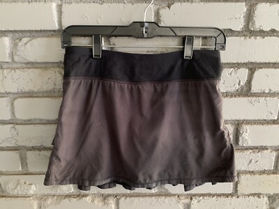 IVIVVA Lululemon Black Set the Pace Skirt Skort 14 Girl Women