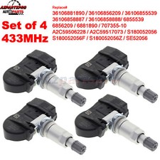 4X TPMS Tire Pressure Sensors For BMW M2 M235I M240I M3 M4 X1 X2 X5 X6 2014-2018