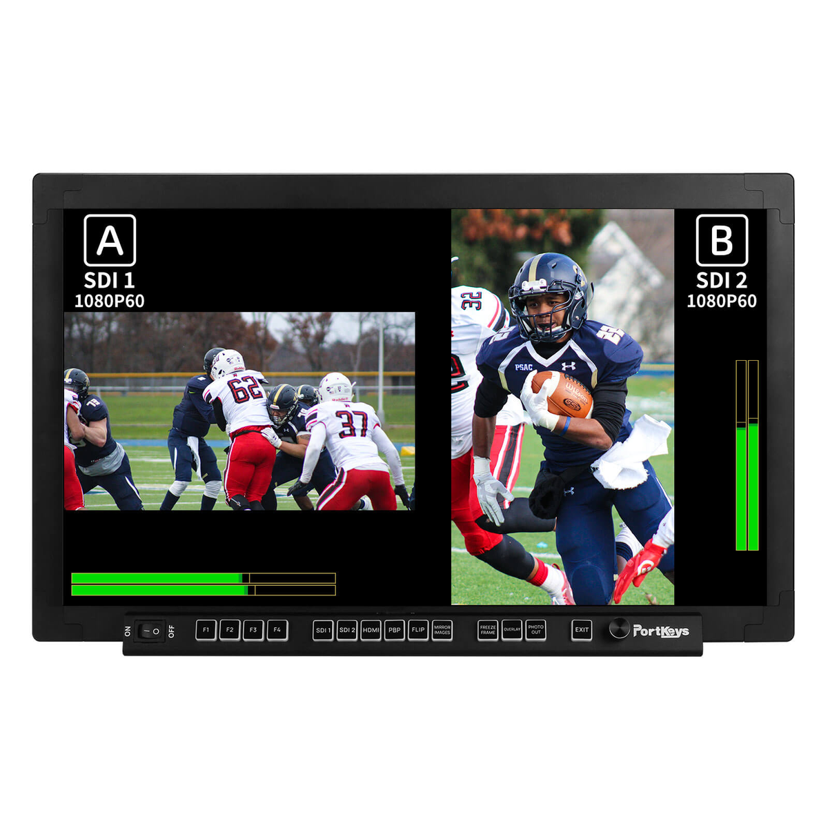 PortKeys MT22DS 21.5 inch Dual Screen Production Monitor Split