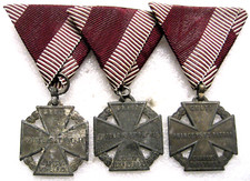 Austria Hungary Medal Karl Troop Cross, ww1 , lot of 3 military medals