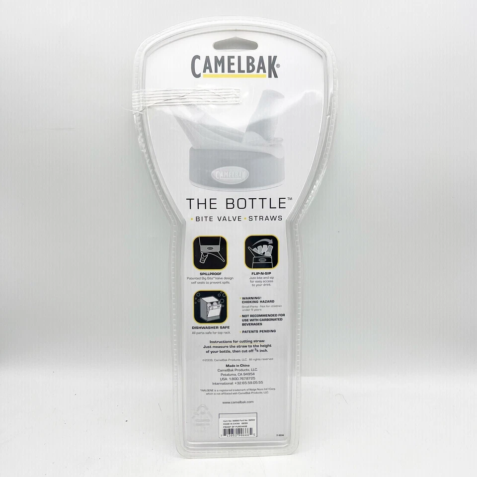 Pajitas de repuesto Camelbak The Bottle con válvula de mordida azul Foto 2 de 2