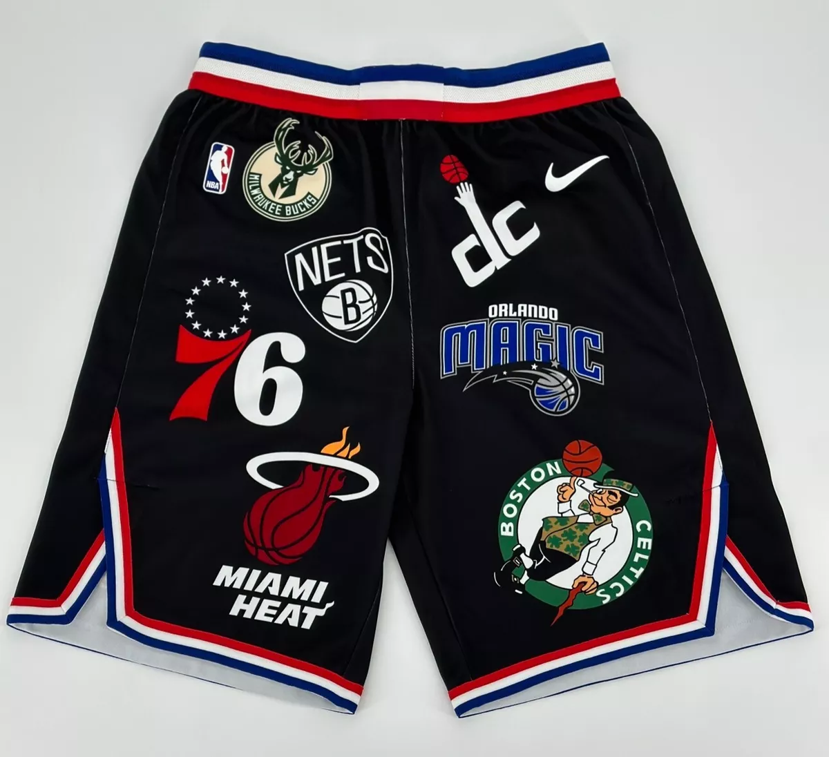 Supreme SS18 Nike NBA Teams Authentic Shorts Black Size 34R Medium  AQ4230-010