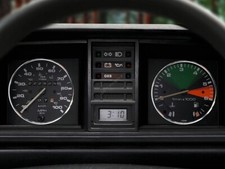 Fits VW T3 T25 1979-1992 2-Teilig Poliert Aluminium Tachoringe Tacho Ringe