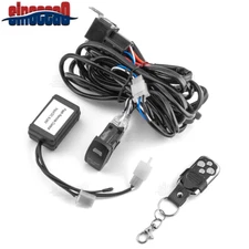 Wireless Remote Control ON/OFF STROBE Switch for LED Light Bar+Wiring Harnes 12V