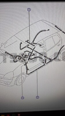 8200648817 Original Renault Clio II Elektrischer Kabelstrang Kabelbaum