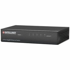 INTELLINET 5-Port Gigabit Desktop Ethernet Switch, 530378