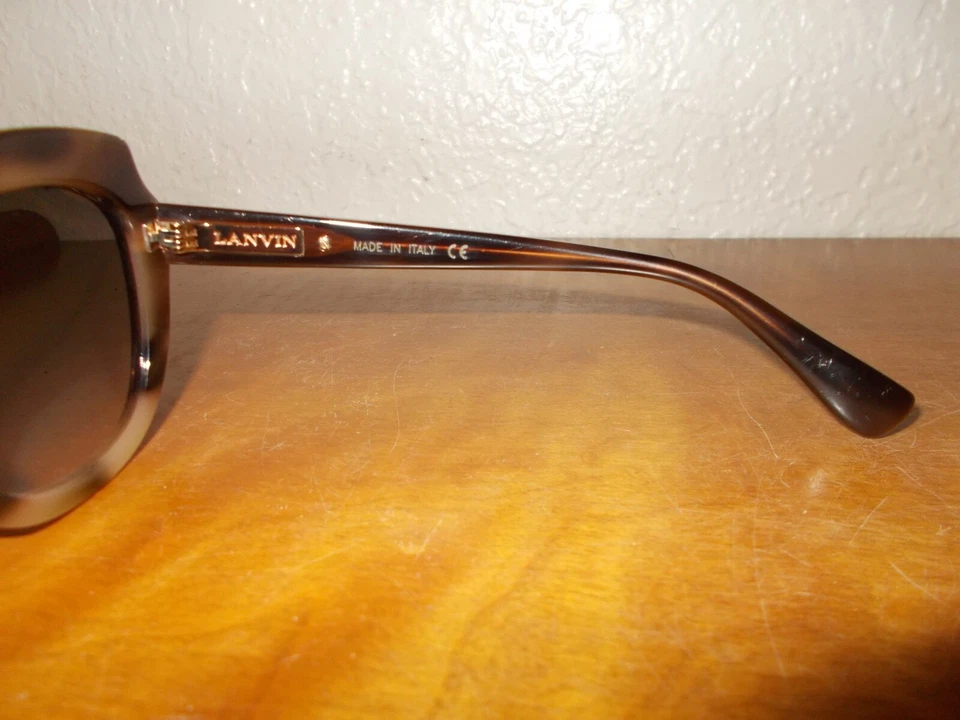Gafas de sol LANVIN 2 SLN 718 marco tortuga lentes grises Foto 4 de 4