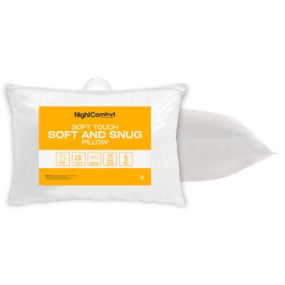 NightComfort Anti-Allergie weich & kuschelig Packung mit 1, 2, 4 Mikrofaserkissen - 46x74 cm