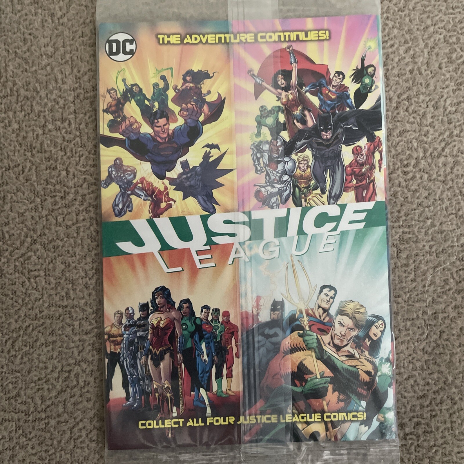 General Mills Cereal Promo Justice League #4 "ALIEN JUSTICE" DC Comics bagged