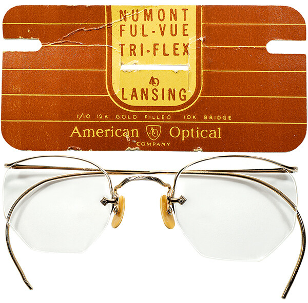 1930s-40s USA made AO AMERICAN OPTICAL NUMONT FUL-VUE 1/10 12KGF 