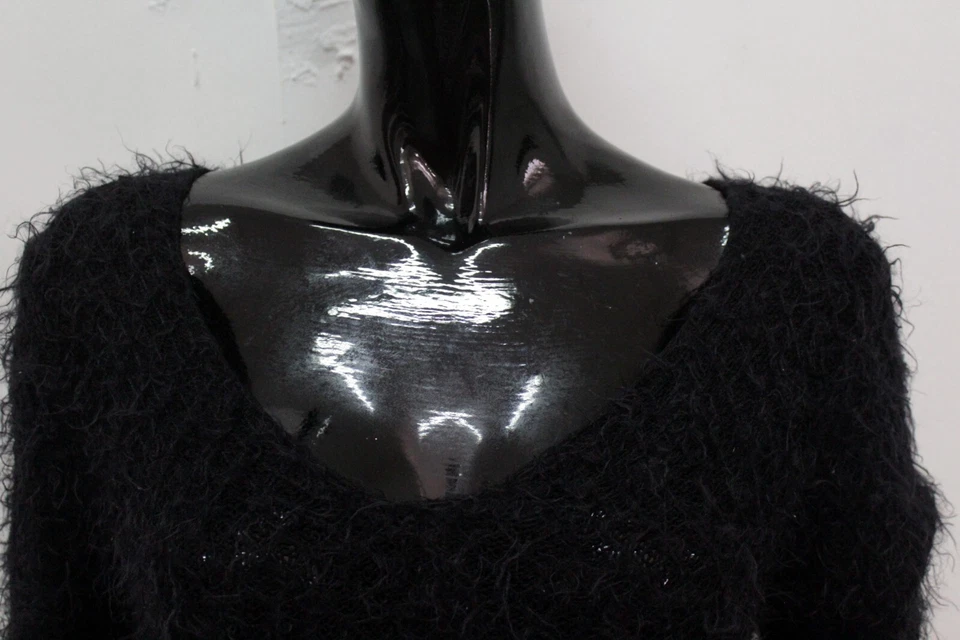 Suéter Guess Mujer Talla M Logo Negro Invierno Foto 3 de 4